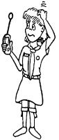 A coloring page of jota and joti